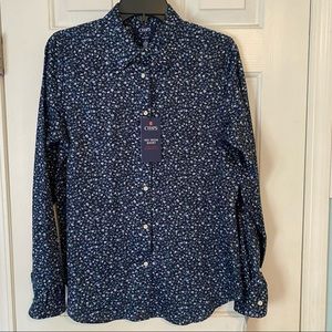 NWT Chaps No Iron Ladies Button Down